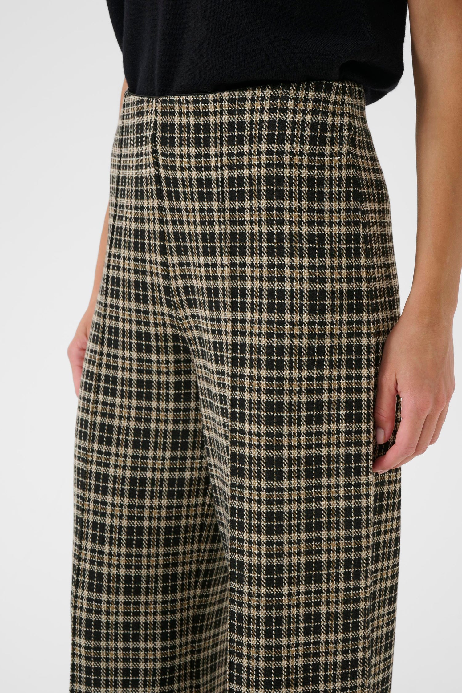 Part Two Ilisan Pants (Dark Navy Check)