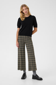 Part Two Ilisan Pants (Dark Navy Check)