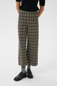 Part Two Ilisan Pants (Dark Navy Check)