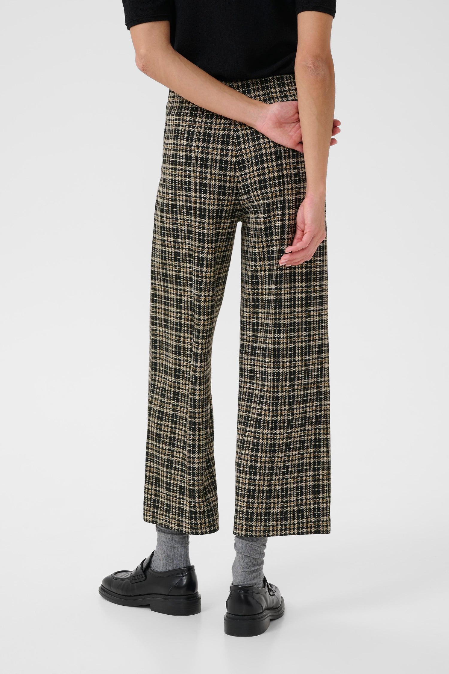 Part Two Ilisan Pants (Dark Navy Check)