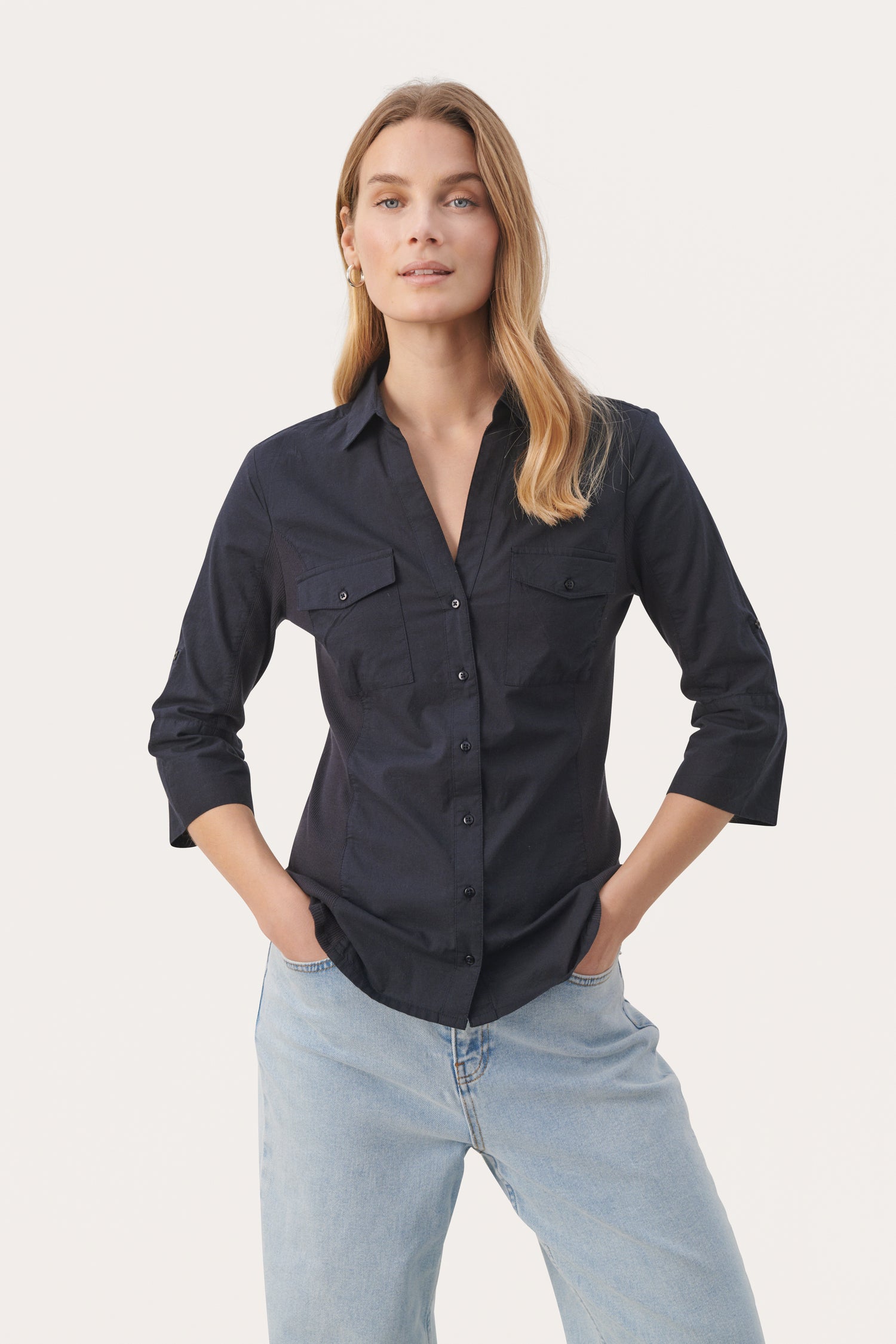 Part Two Cortnia Jersey Blouse