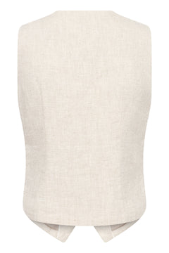 Part Two Nadhia Linen Blend Waistcoat
