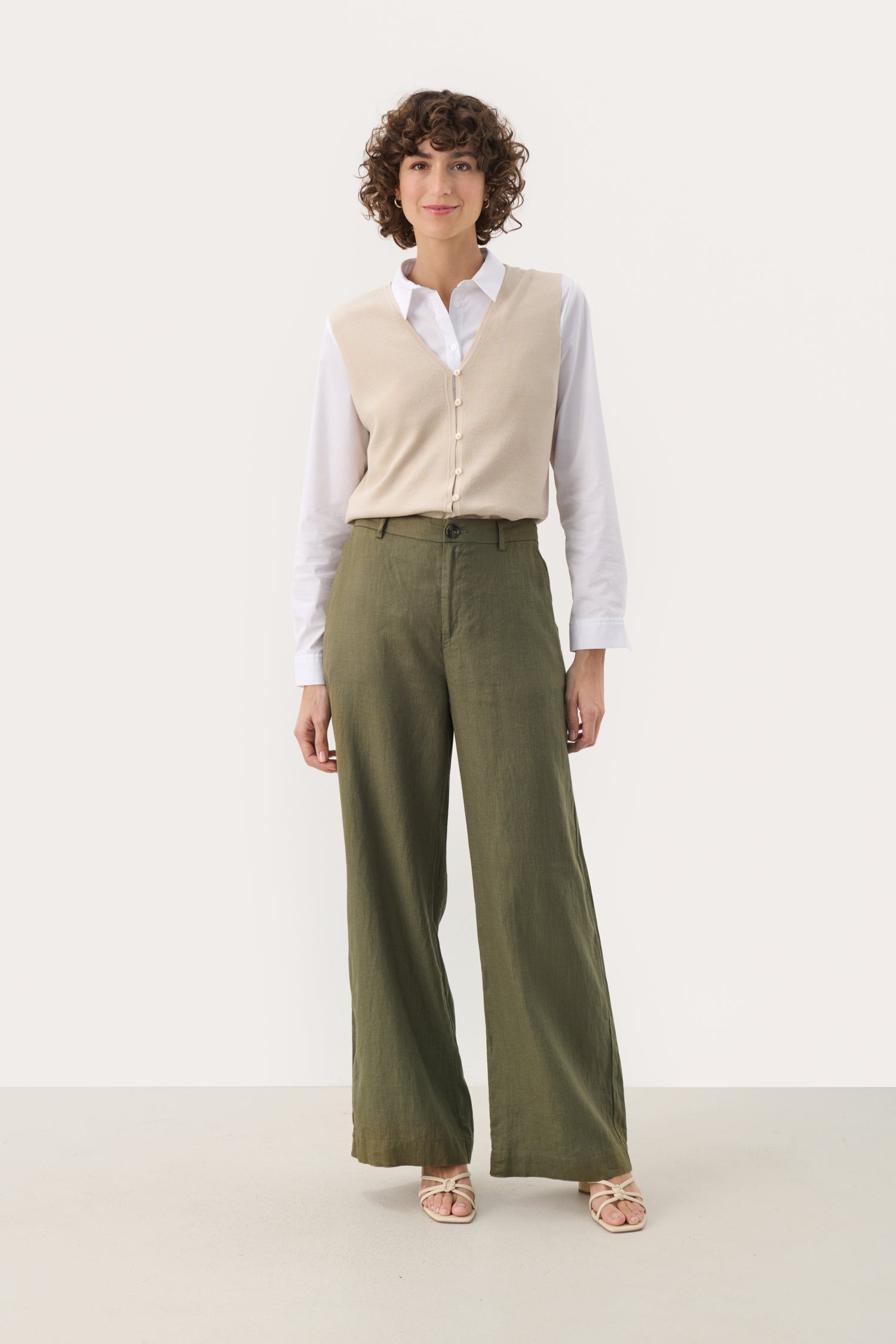 Part Two Ninnes Classic Linen Trouser
