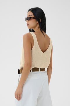 Part Two Rebecca Linen Blend Top