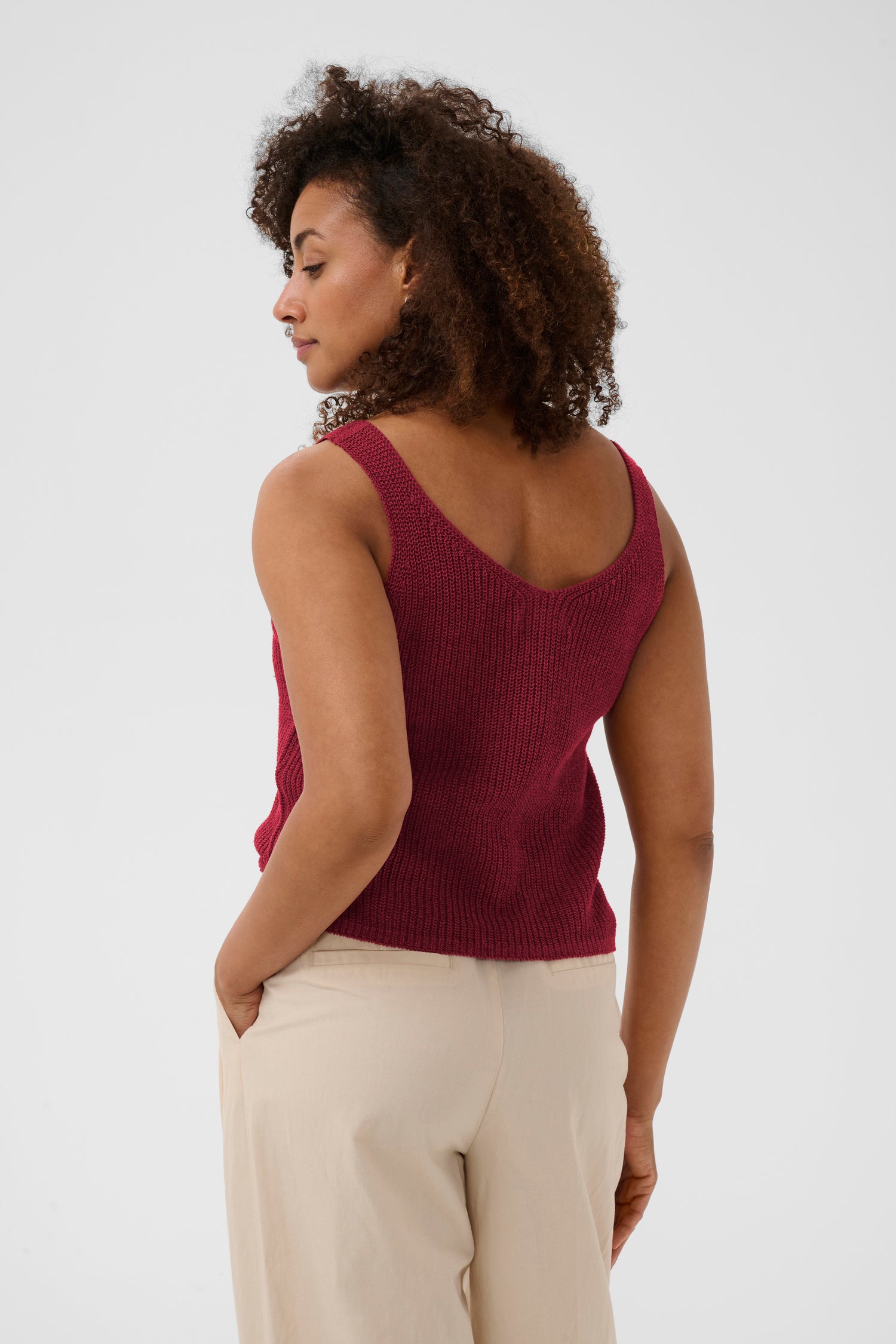 Part Two Rebecca Linen Blend Top