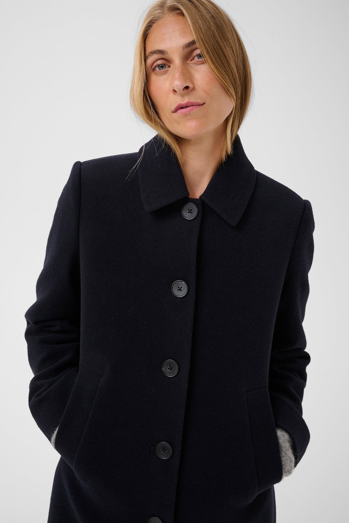 Part Two Kamillas Coat (Dark Navy)