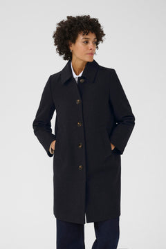 Part Two Kamillas Coat (Dark Navy)