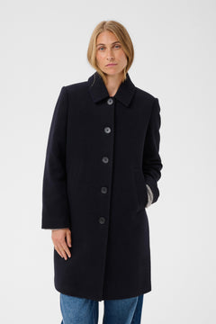 Part Two Kamillas Coat (Dark Navy)