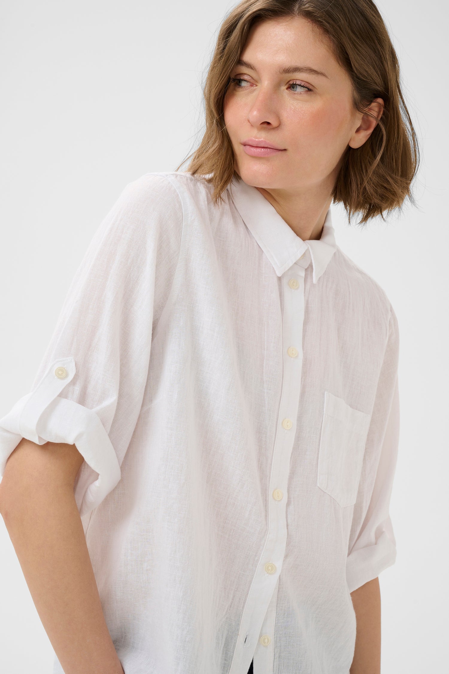 Part Two Cindie Linen Blend Blouse