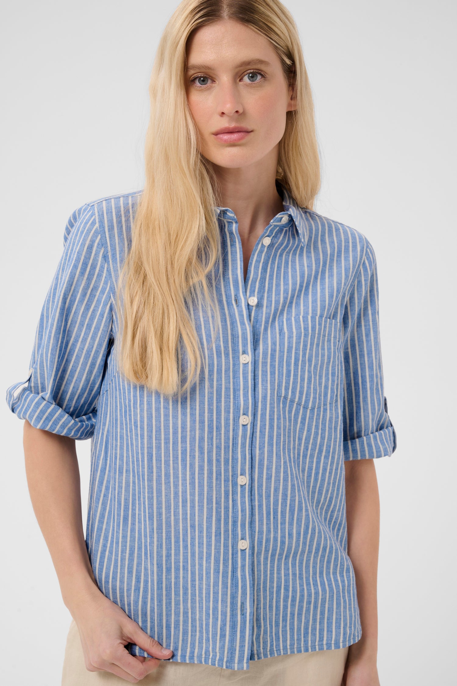 Part Two Cindie Linen Blend Blouse