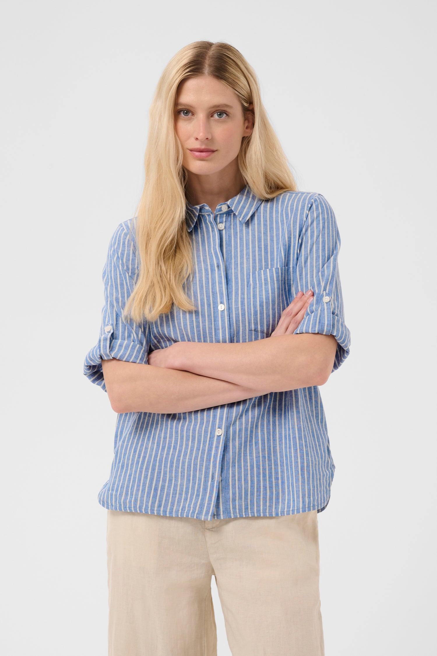 Part Two Cindie Linen Blend Blouse