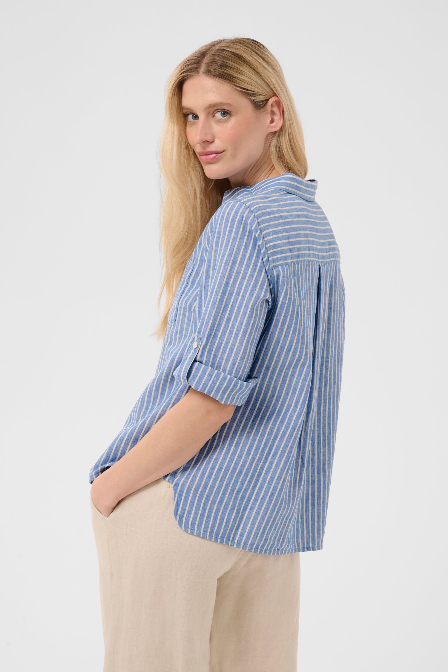 Part Two Cindie Linen Blend Blouse