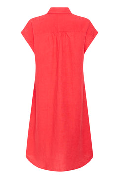 Part Two Ellena Linen Dress (Midnight)