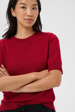 Part Two Natanya Sweater (Biking Red)
