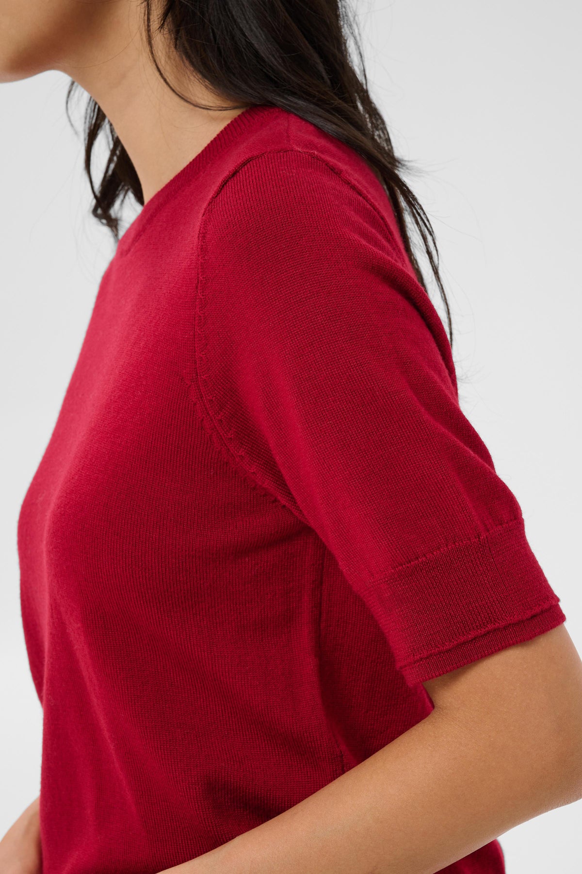 Part Two Natanya Sweater (Biking Red)