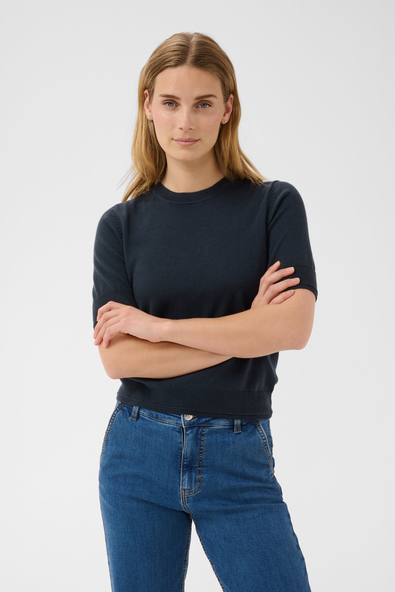 Part Two Natanya Sweater (Dark Navy)