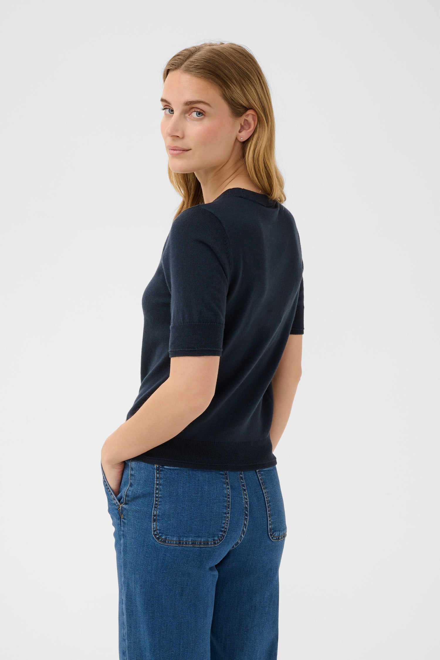 Part Two Natanya Sweater (Dark Navy)