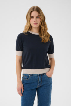 Part Two Natanya Sweater (Natural Dark Navy)