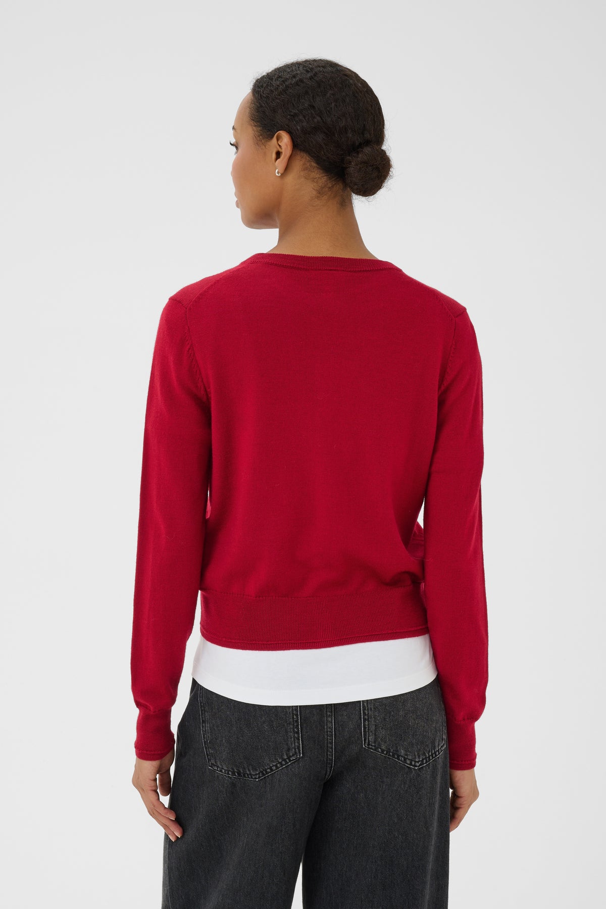 Part Two Noelani Cardigan (Biking Red)
