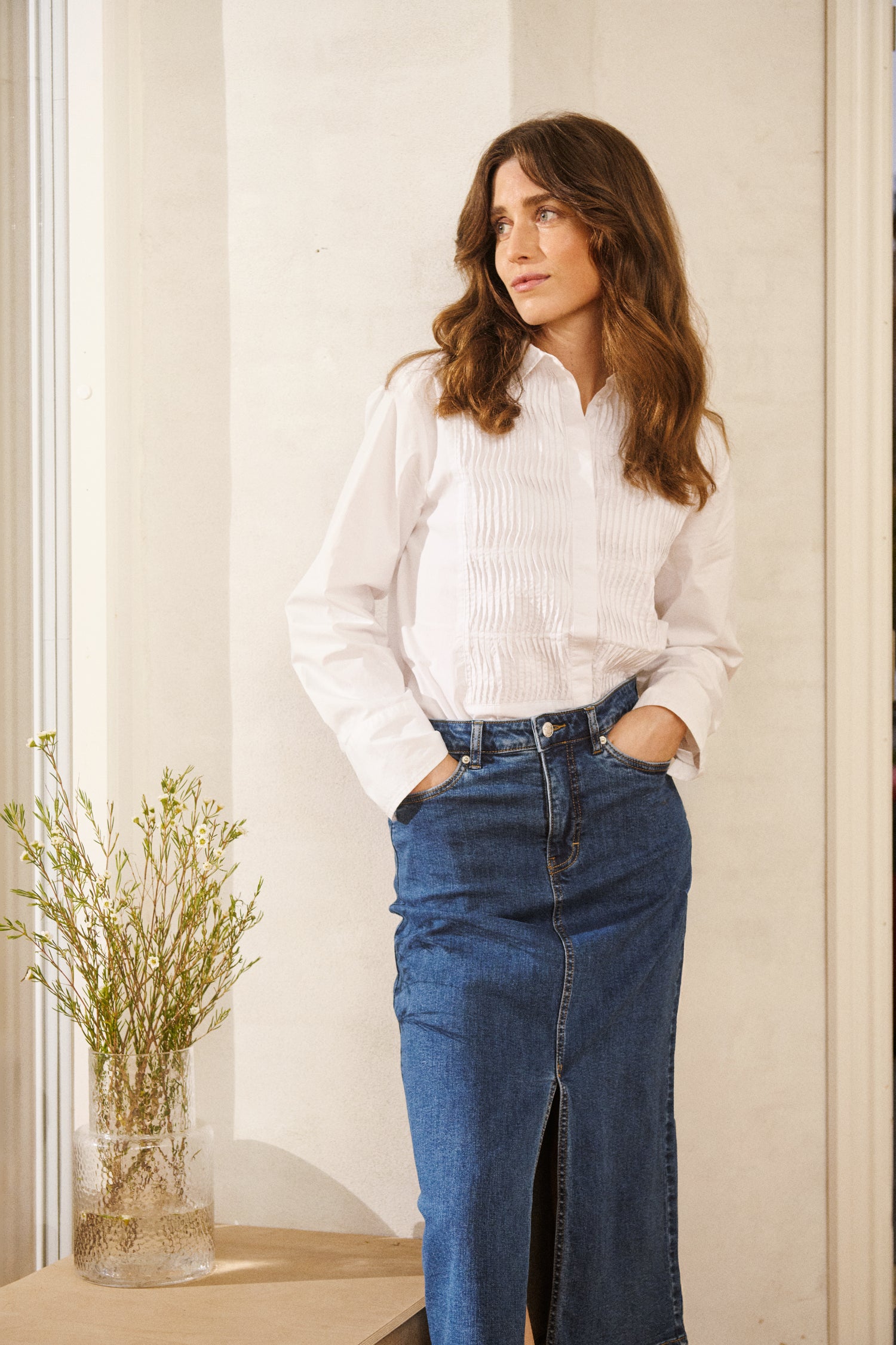 Part Two DillPart Two Dillin Denim Skirtin Denim Skirt