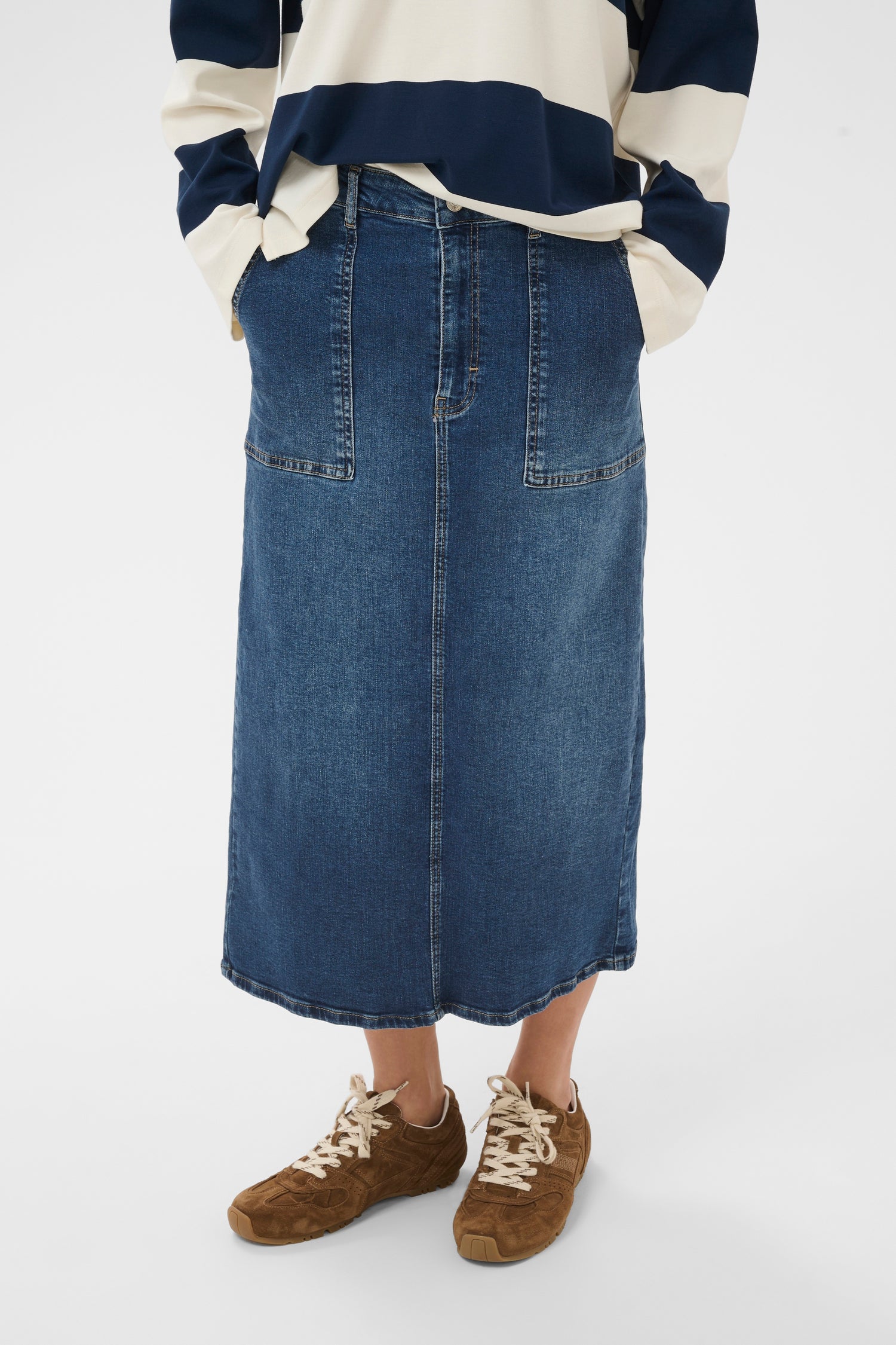 Part Two Aiya Denim Skirt