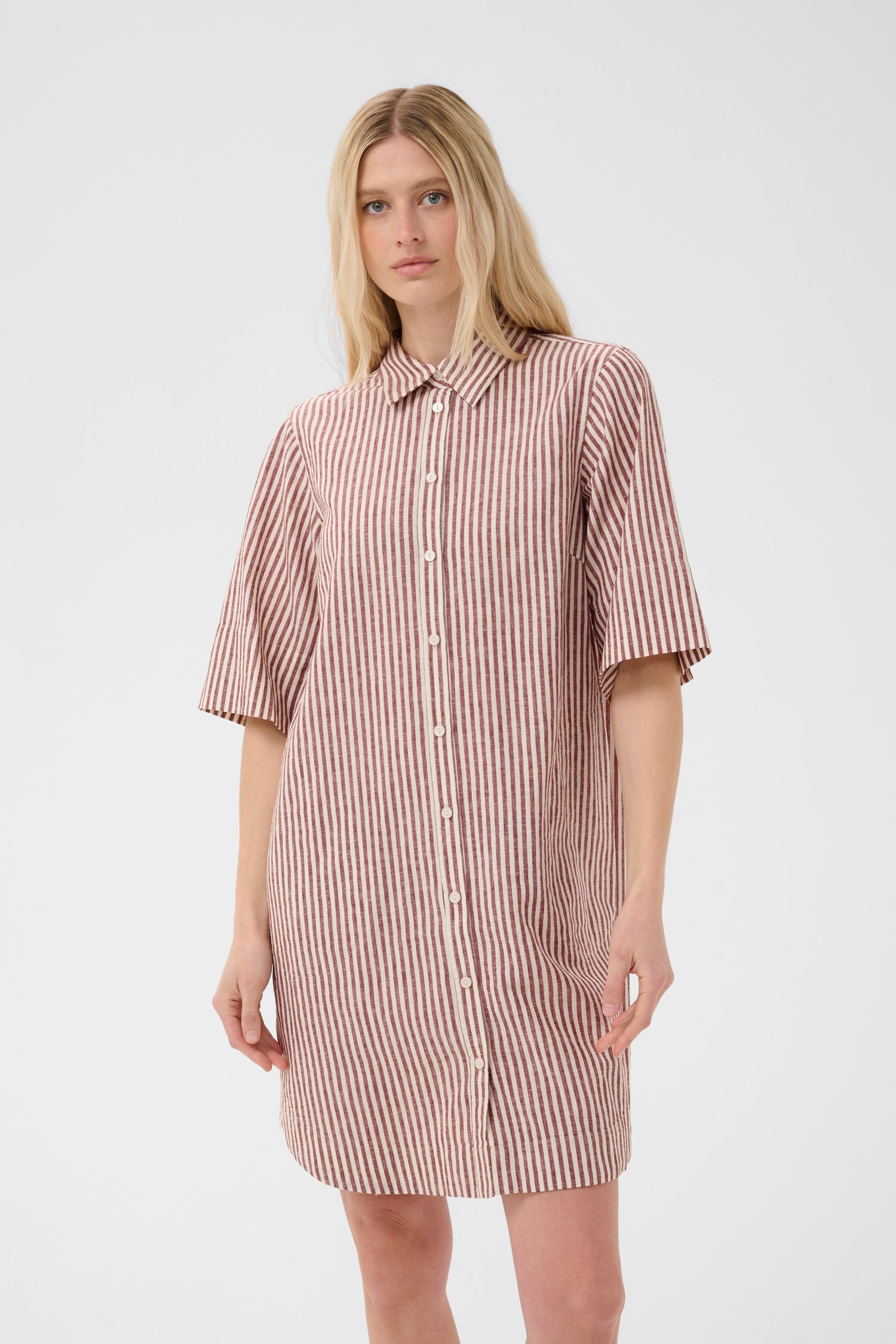 Part Two Berrit Linen Blend Dress