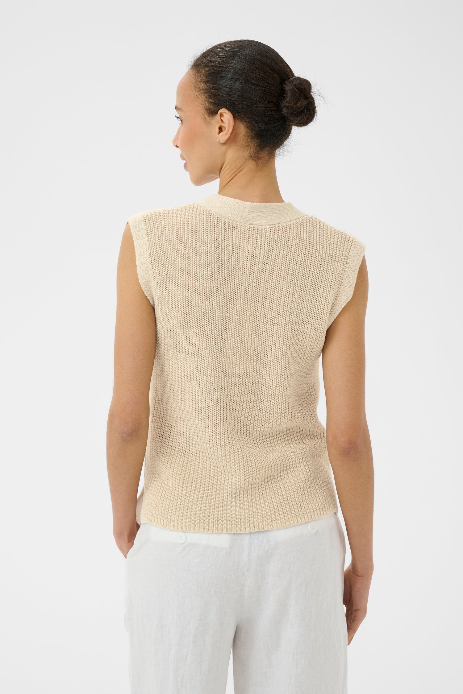 Part Two Batilda Linen Blend Waistcoat