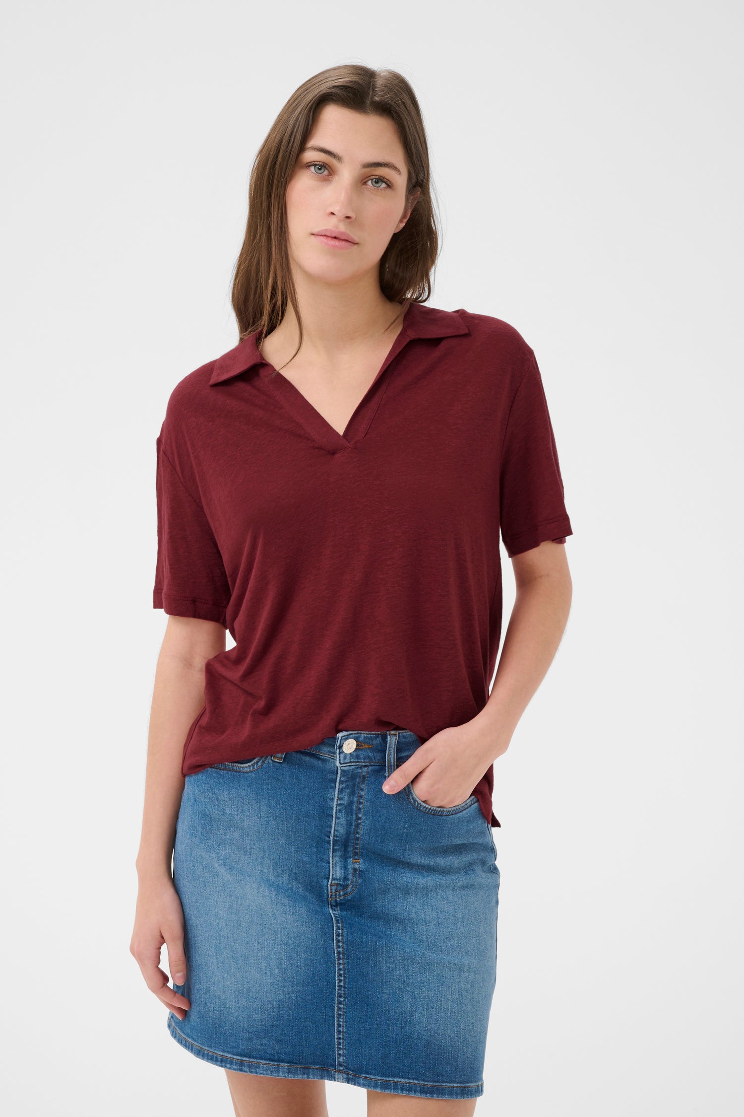 Part Two Berlina Linen Blend T-Shirt