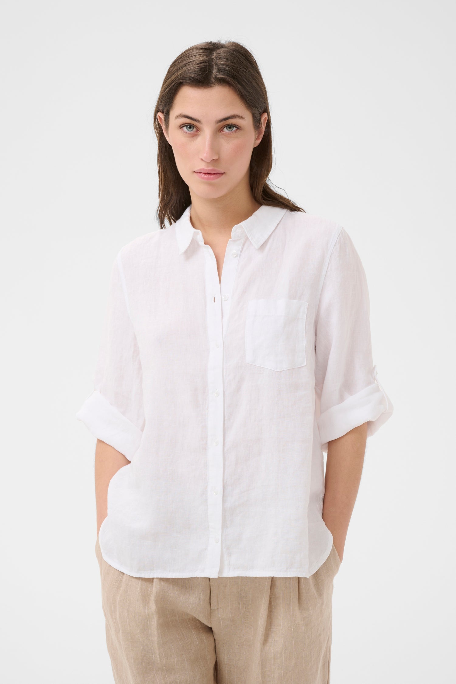 Part Two Cindie Linen Blend Blouse