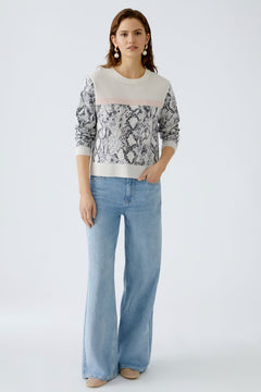 Oui Textured Knit Sweater