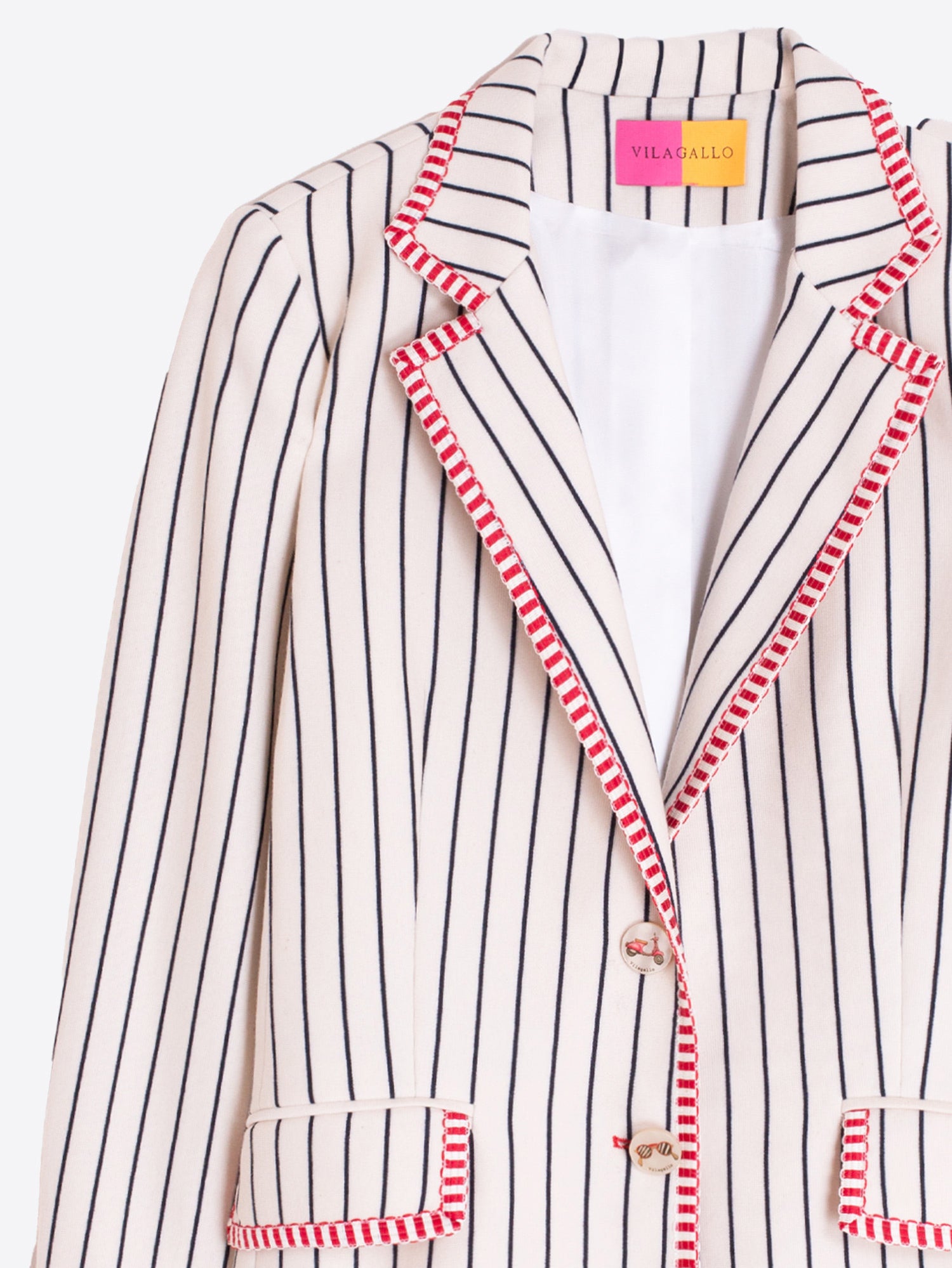Vilagallo Pin Stripe Blazer