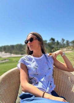 Vilagallo Linen Golf T-Shirt