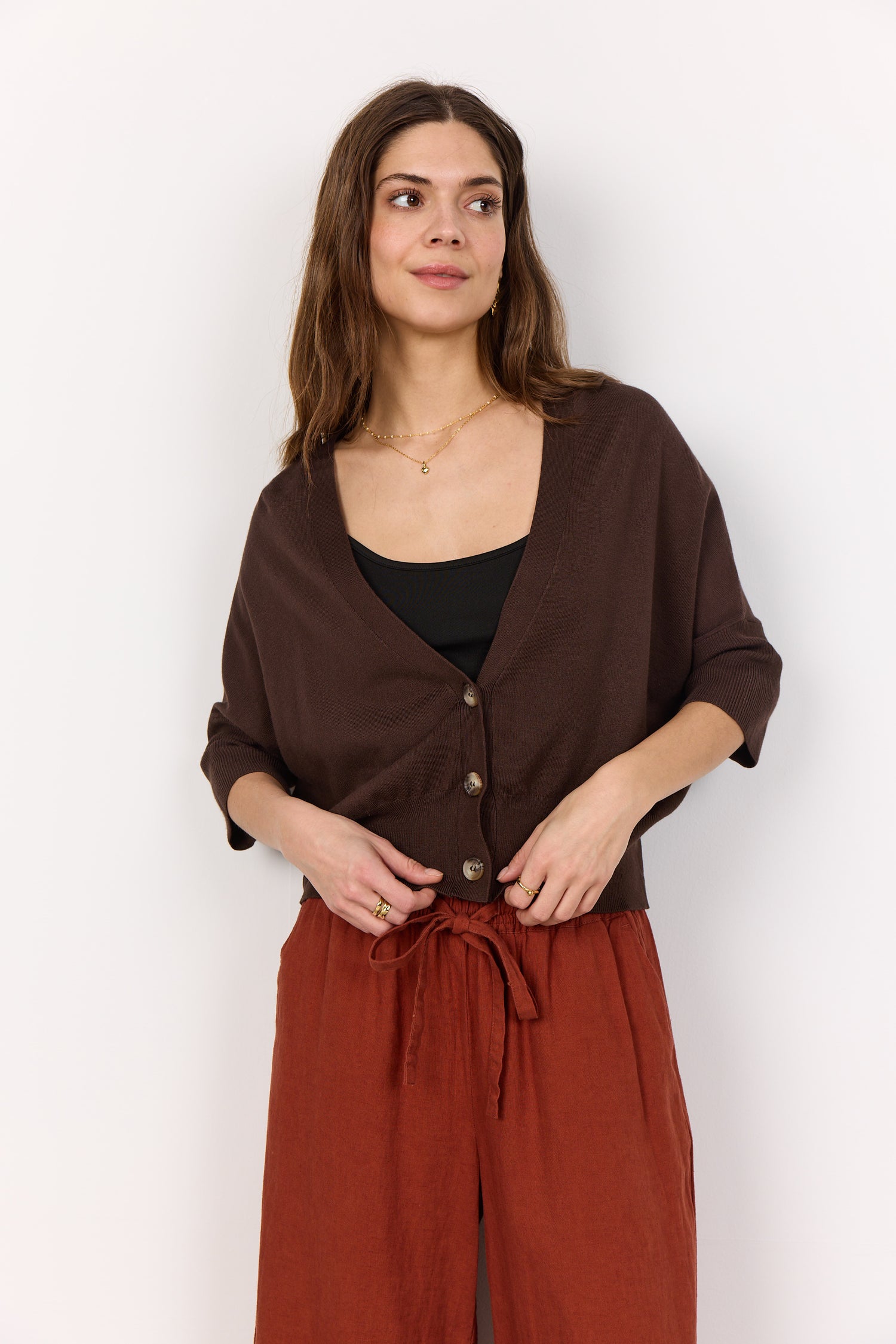 Soya Concept Dollie Half Sleeve Short Cardigan