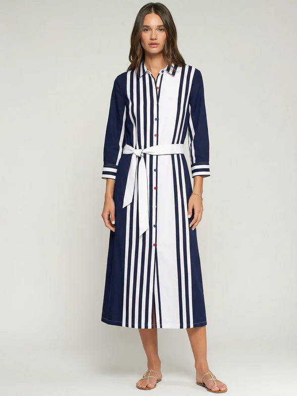 Vilagallo Striped Dress