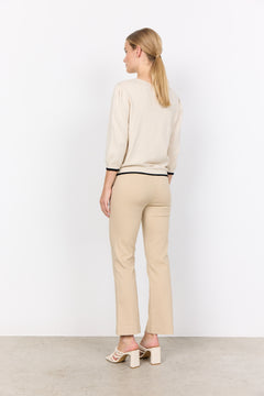 Soya Concept Dollie Tipped Half Sleeve Sweater