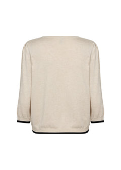 Soya Concept Dollie Tipped Half Sleeve Sweater
