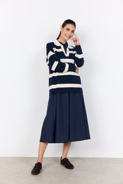 Soya Concept Kanita Stripe Polo Sweater