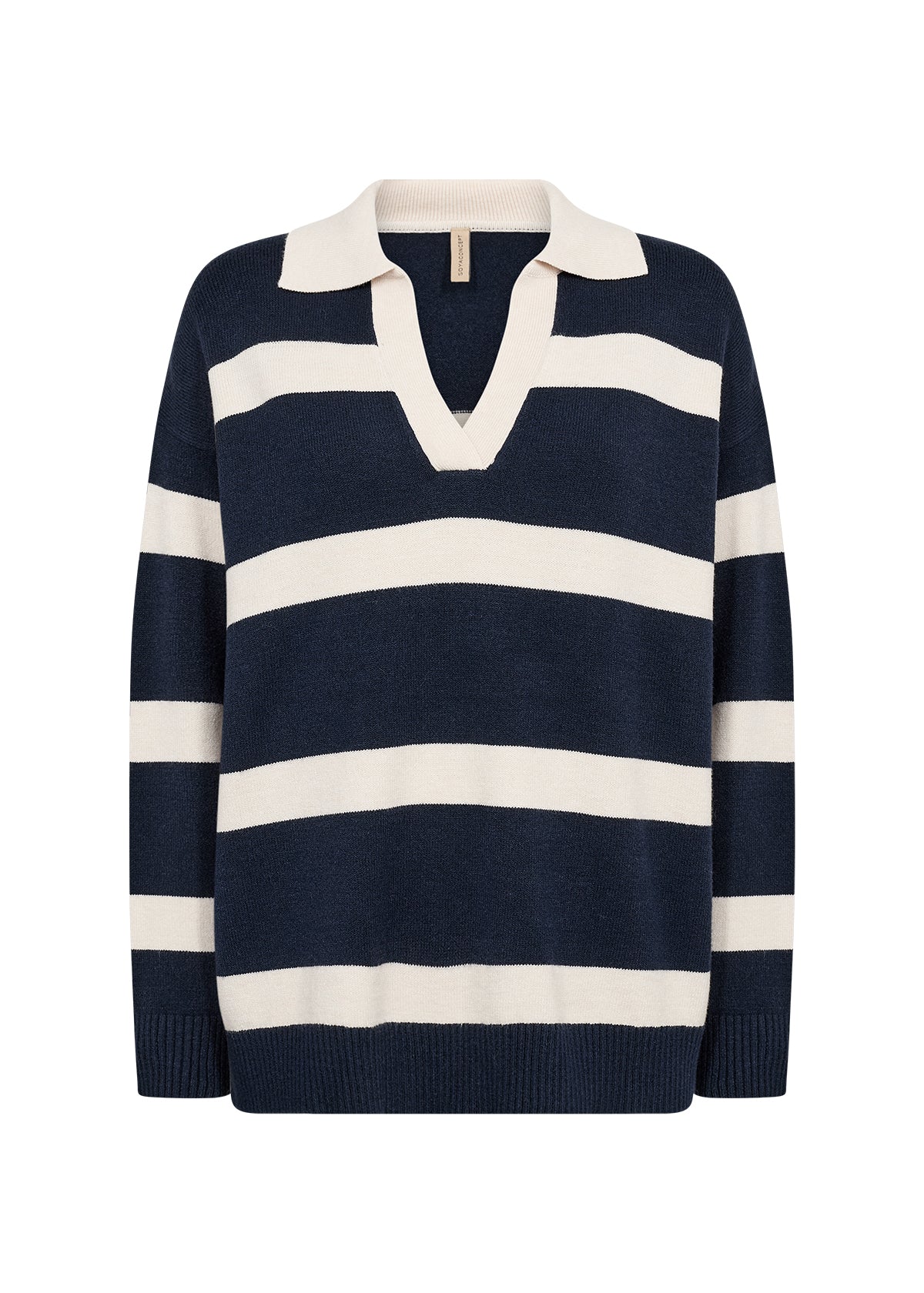 Soya Concept Kanita Stripe Polo Sweater