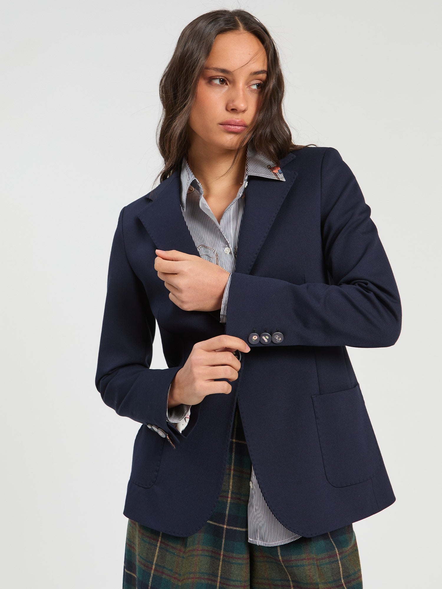 Vilagallo Button Blazer