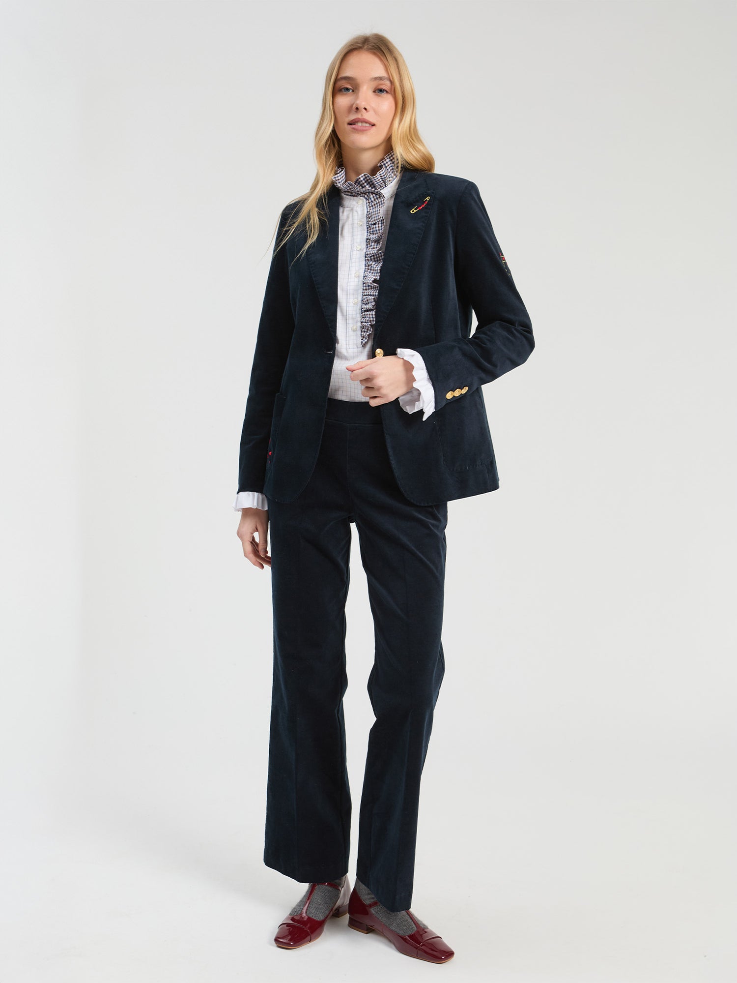 Vilagallo Velvet Hearts Blazer