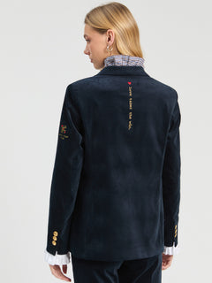Vilagallo Velvet Hearts Blazer