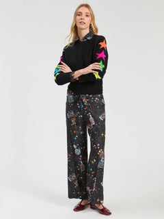 Vilagallo Star Sleeve Sweater