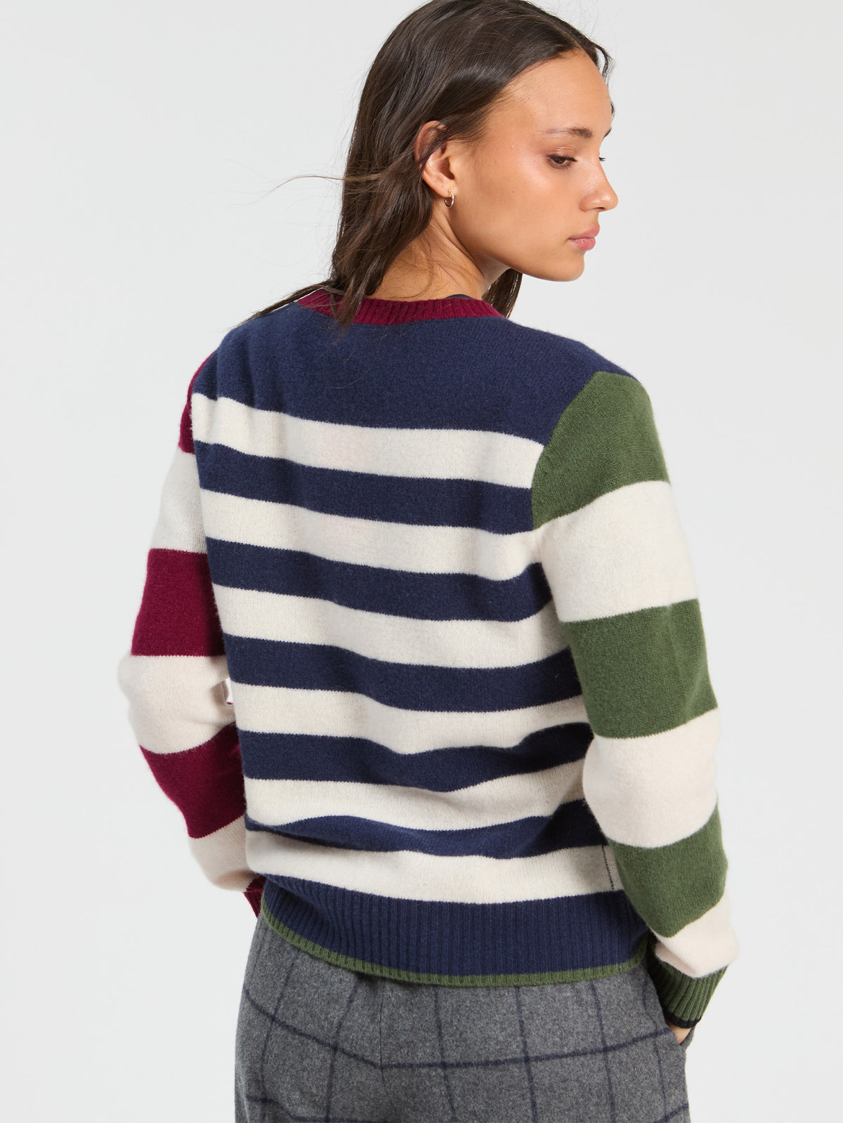 Vilagallo Striped Dachshund Raincoat Sweater