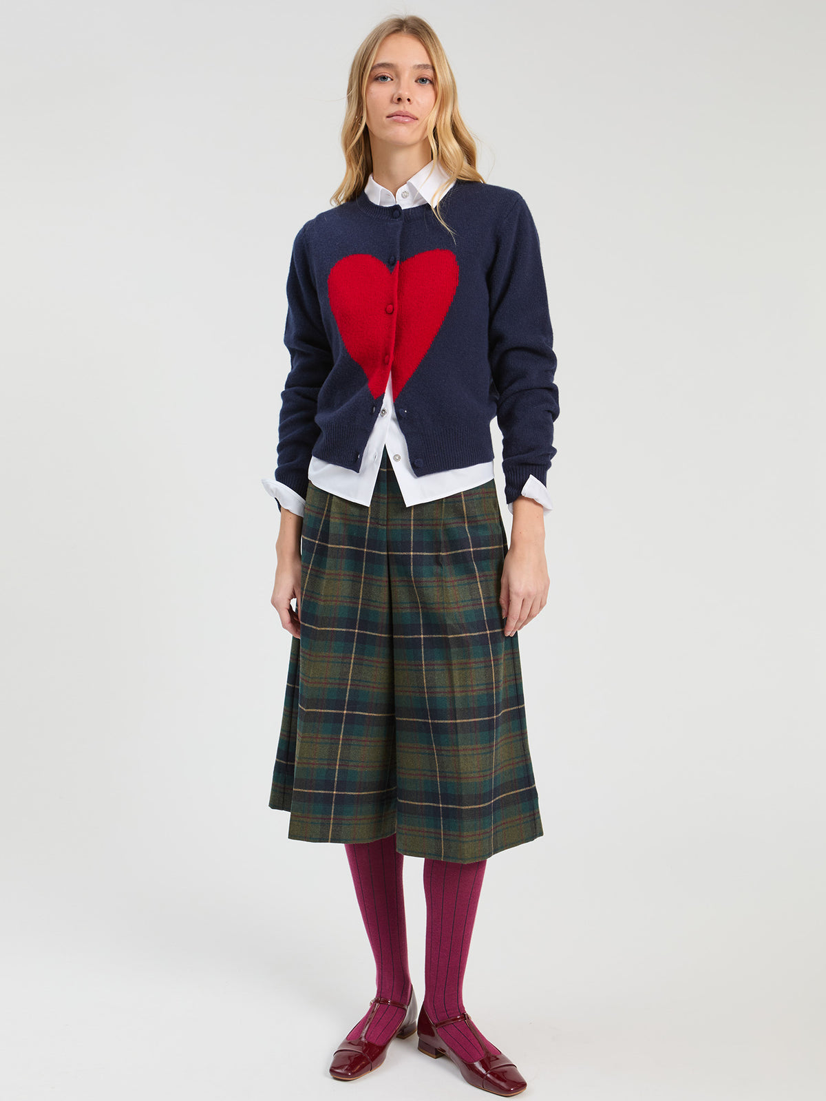 Vilagallo Heart Cardigan