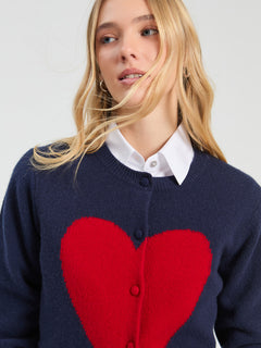 Vilagallo Heart Cardigan