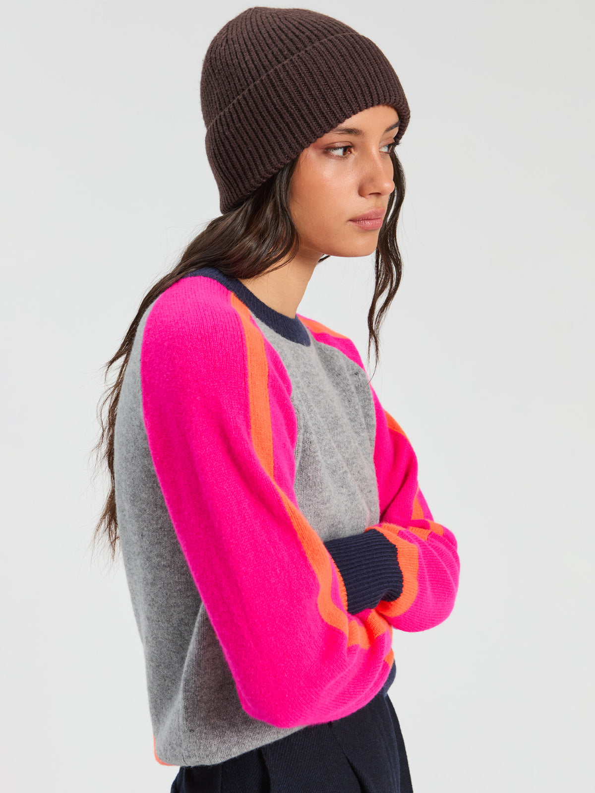 Vilagallo Colour Block Sweater