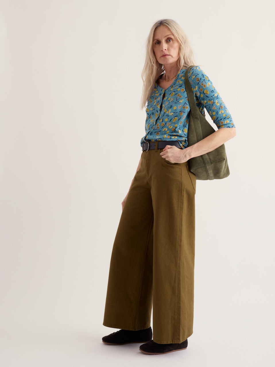 Seasalt Studio Glass 3/4 Sleeve Top