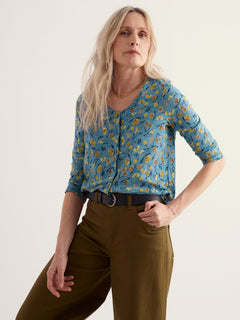 Seasalt Studio Glass 3/4 Sleeve Top