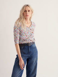 Seasalt Studio Glass 3/4 Sleeve Top
