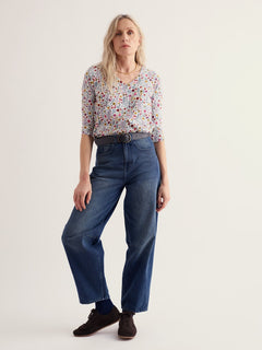 Seasalt Studio Glass 3/4 Sleeve Top
